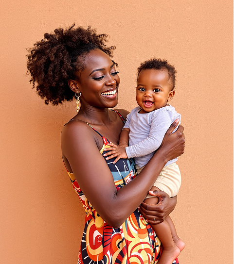 Femme avec bébé